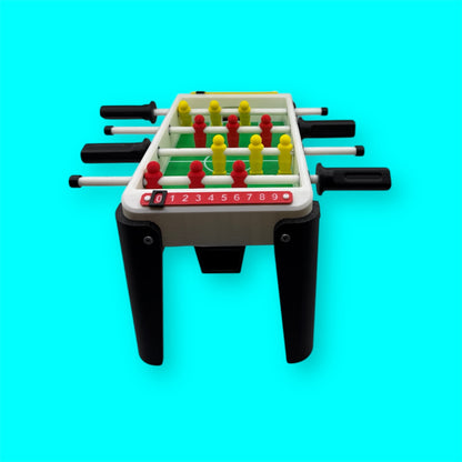 Mini Foosball Table, Soccer Foosball Table comes with 2 balls, a soccer table for game rooms, parties, and family nights.