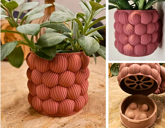 Bubble Planter with Drainage - Indoor Planter - Many Colors, wall planter