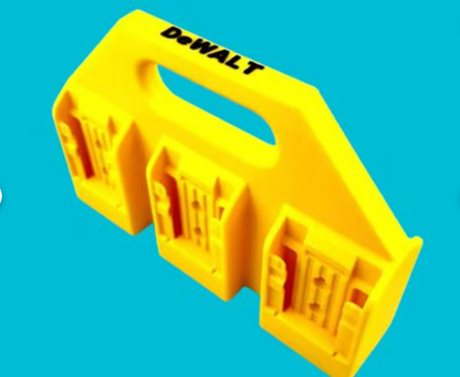 DeWALT Battery Caddy - Fits 6 or 4 DeWALT 20V Max Bat (3D Printed)