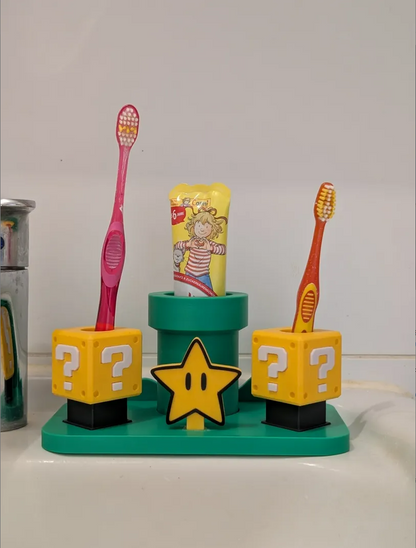 Super Mario Toothbrush Holder