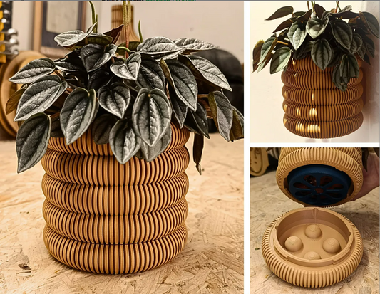 Wavy wall planter | Wall planter | Indoor planter | Wall art with plants