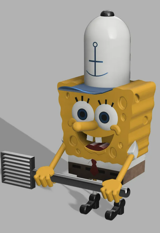 Sponge bob holder paper