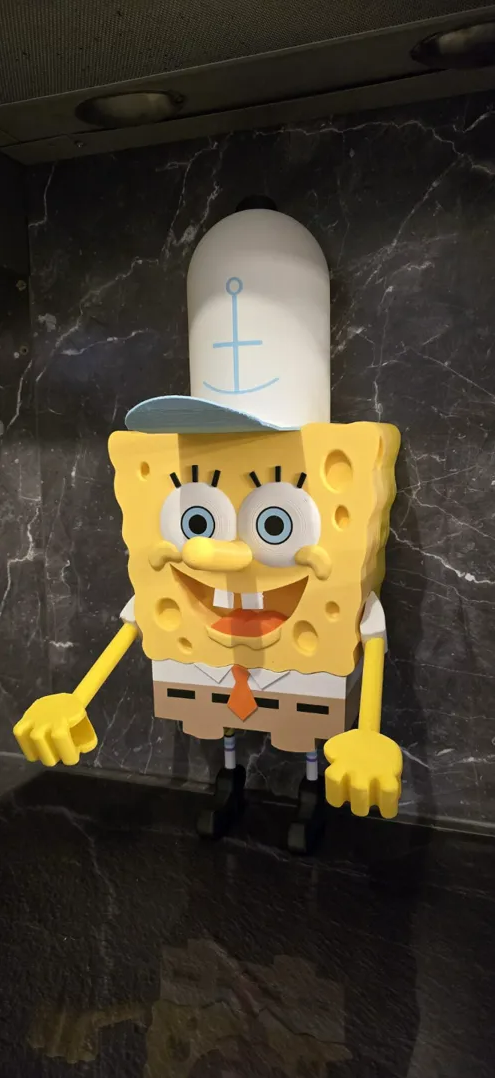 Sponge bob holder paper