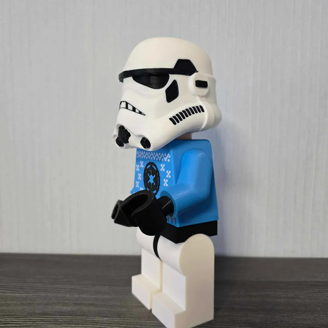 Big brick stormtrooper ¨XMAS¨  come with stand