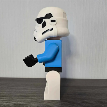 Big brick stormtrooper ¨XMAS¨  come with stand