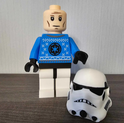 Big brick stormtrooper ¨XMAS¨  come with stand