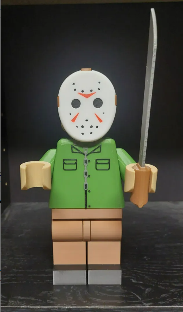 Big Brick jason voorhees come with stand