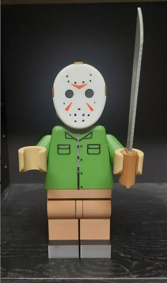 Big Brick jason voorhees come with stand