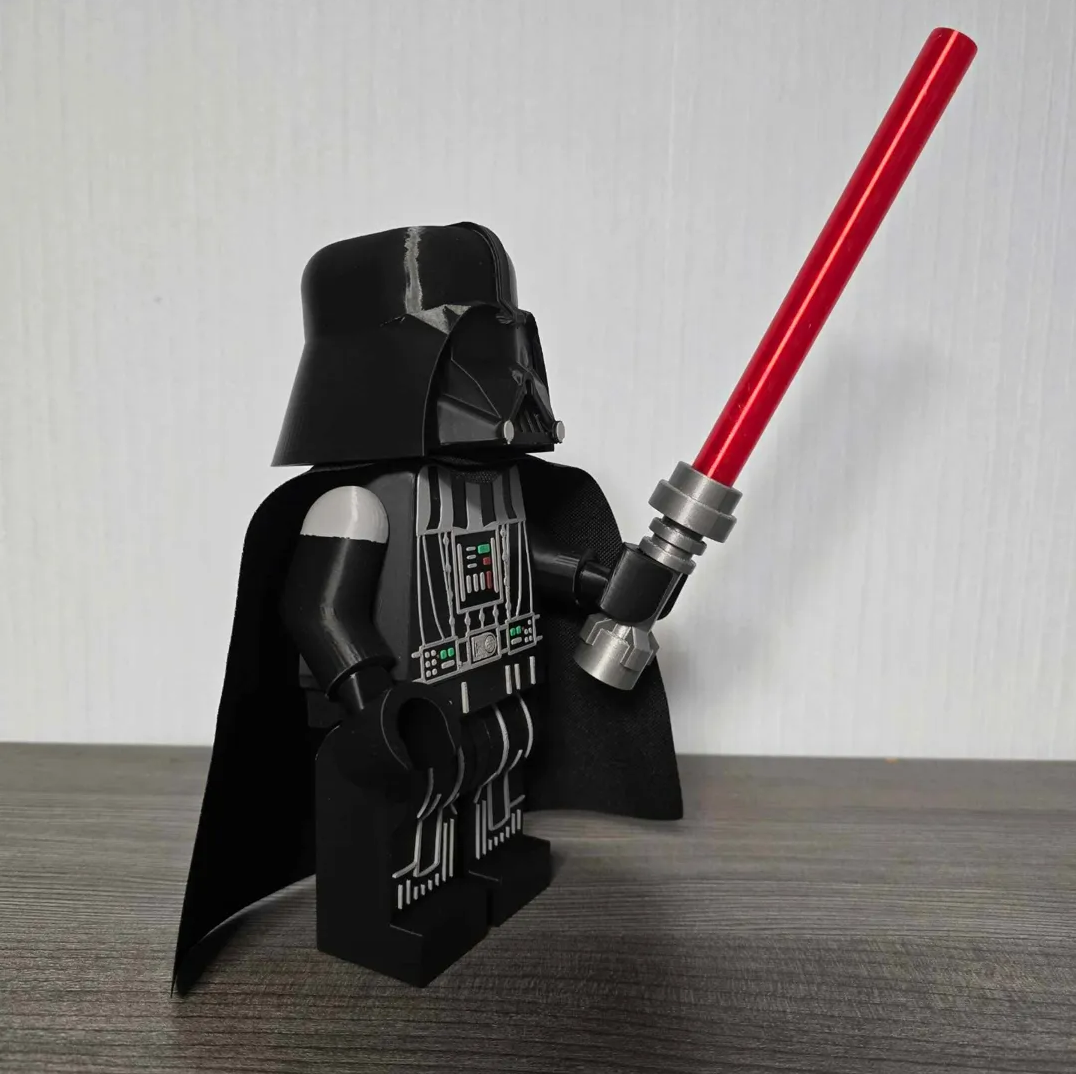 Big brick darth vader star wars come with stand