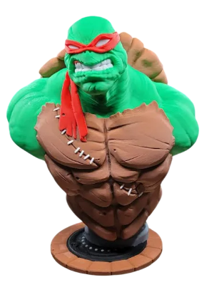 Ninja Turtles Bust & Stand