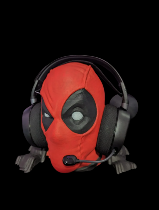 Bust Deadpool headphones hanger