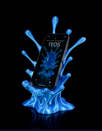 Splash Phone Holder 3 D