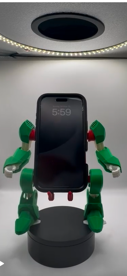 Exoskeleton Armor Universal Phone Stand. This phone stand is amazing it makes your phone look like a transformer