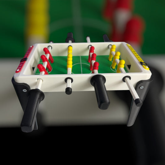 Mini Foosball Table, Soccer Foosball Table comes with 2 balls, a soccer table for game rooms, parties, and family nights.