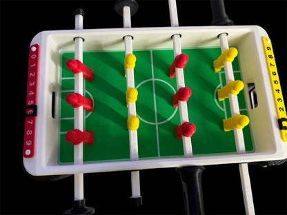 Mini Foosball Table, Soccer Foosball Table comes with 2 balls, a soccer table for game rooms, parties, and family nights.