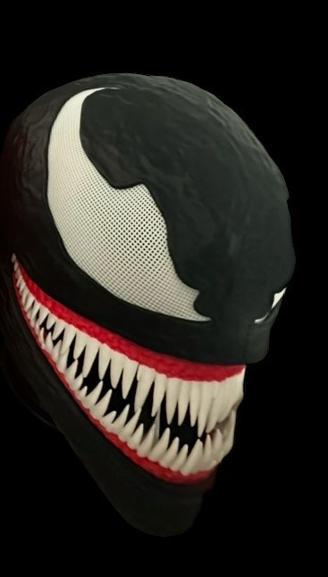 Venom helmet, collectible, inspired by comic characters, helmet costume