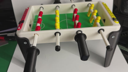 Mini Foosball Table, Soccer Foosball Table comes with 2 balls, a soccer table for game rooms, parties, and family nights.